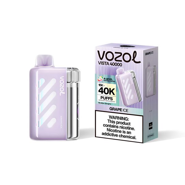 Vozol Vista 40000 Grape Ice – Bild 2