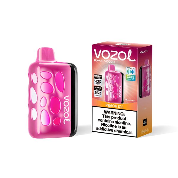 Vozol Rave 40000 Peach Ice - Billede 2