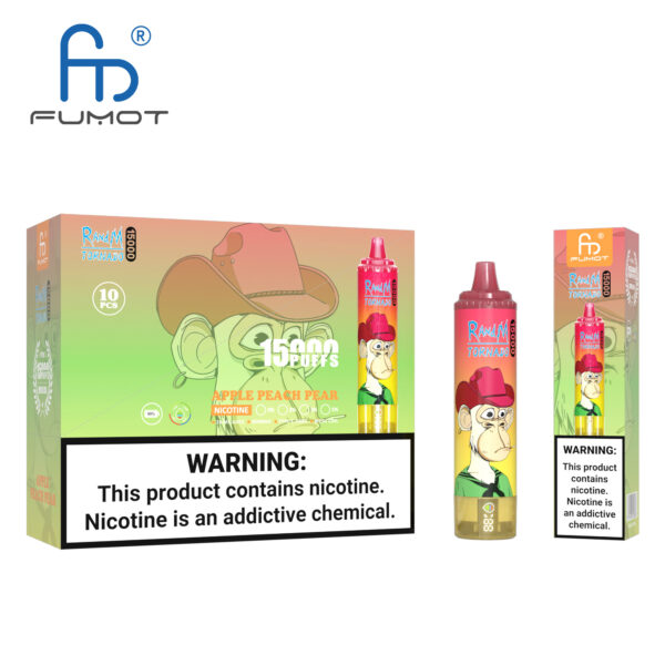 RandM Tornado 15000 Apple Peach Pear – Image 4