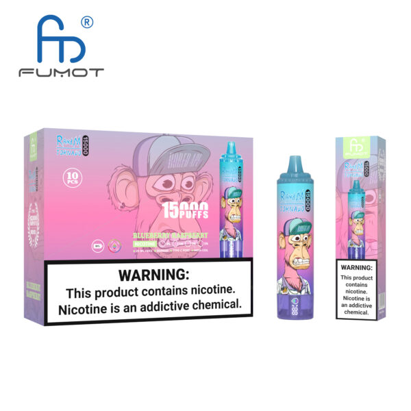 RandM Tornado 15000 Blueberry Raspberry - immagine 4
