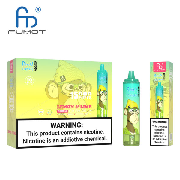 RandM Tornado 15000 Lemon & Lime - Imagen 4