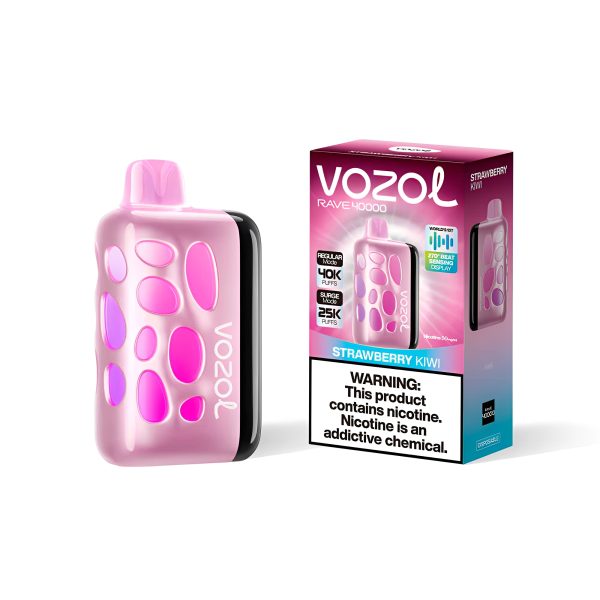 Vozol Rave 40000 Strawberry Kiwi – Bild 2