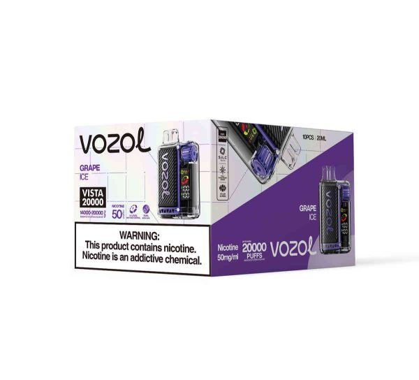 Vozol Vista 20000 Grape Ice - Imagen 3