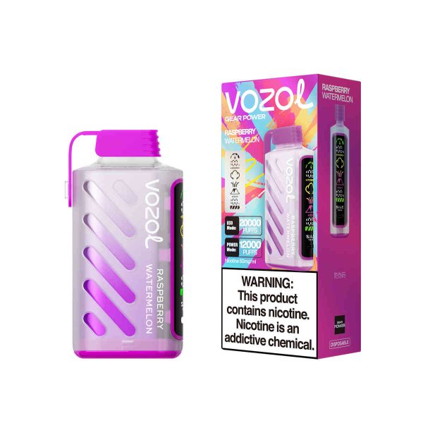Vozol Gear Power 20000 Raspberry Watermelon – Bild 2