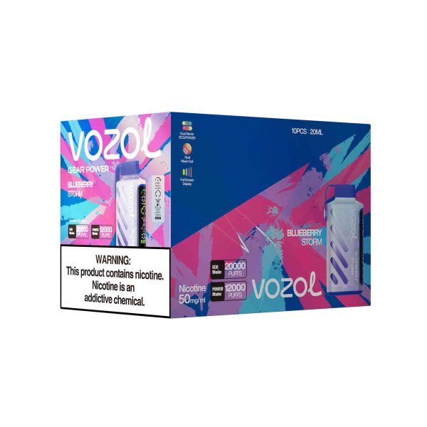 Vozol Gear Power 20000 Blueberry Storm - Bild 3
