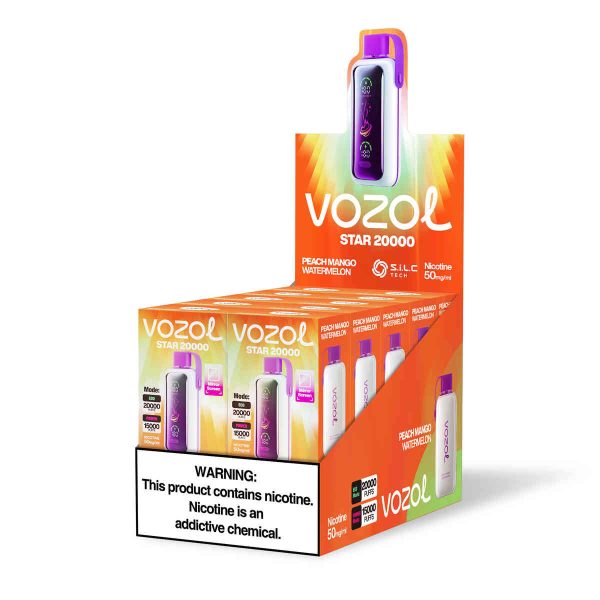 VOZOL STAR 20000 Őszibarack Mangó Görögdinnye