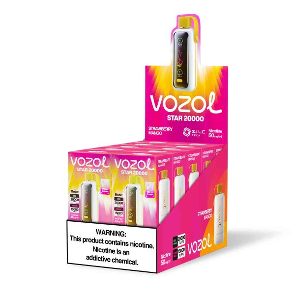 VOZOL STAR 20000 Strawberry Mango - Billede 3