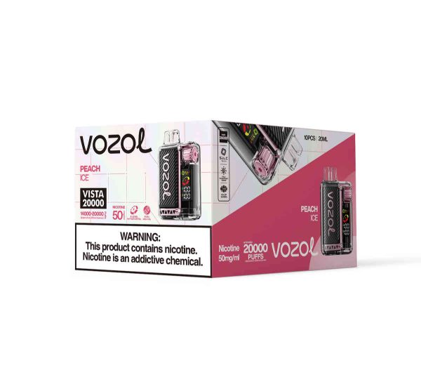 Vozol Vista 20000 Peach Ice – Bild 3