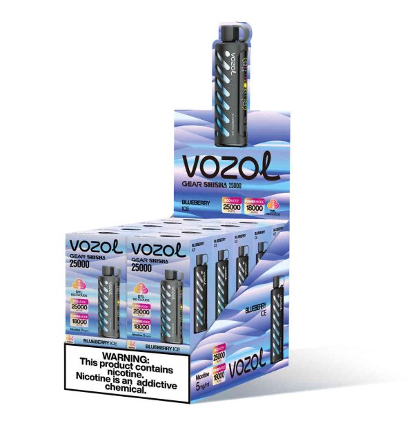 Vozol Gear Shisha 25000 Blueberry Ice - Imagen 3