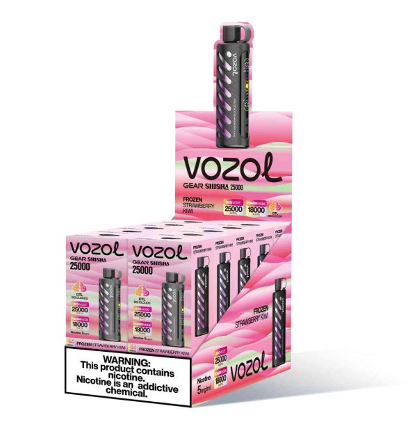 Vozol Gear Shisha 25000 Frozen Strawberry Kiwi - immagine 3