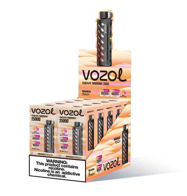 Vozol Gear Shisha 25000 Mango Peach – Bild 3