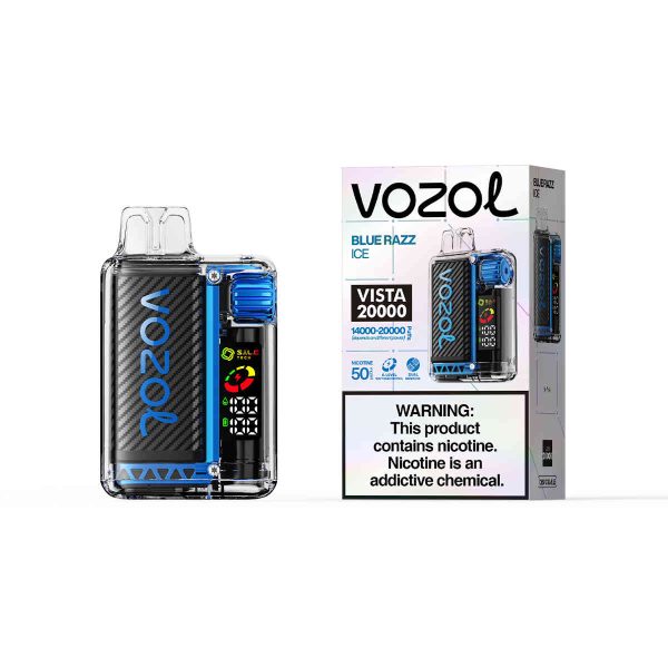 Vozol Vista 20000 Blue Razz Ice – Bild 2