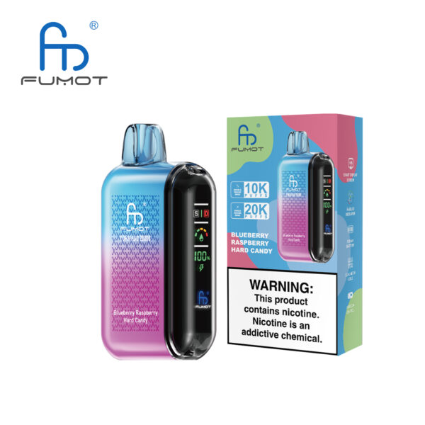 Fumot Tornado 20000 Blueberry Raspberry Hard Candy - immagine 3