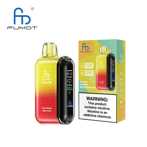 Fumot Tornado 20000 Peach Mango Watermelon – Image 3