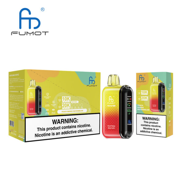 Fumot Tornado 20000 Peach Mango Watermelon – Image 4