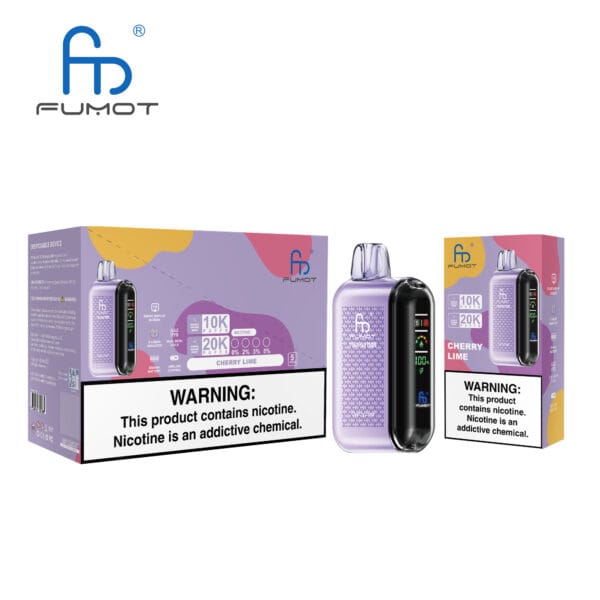 Fumot Tornado 20000 Cherry Lime - obrazek 4