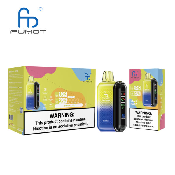 Fumot Tornado 20000 Blue Razz - Billede 4