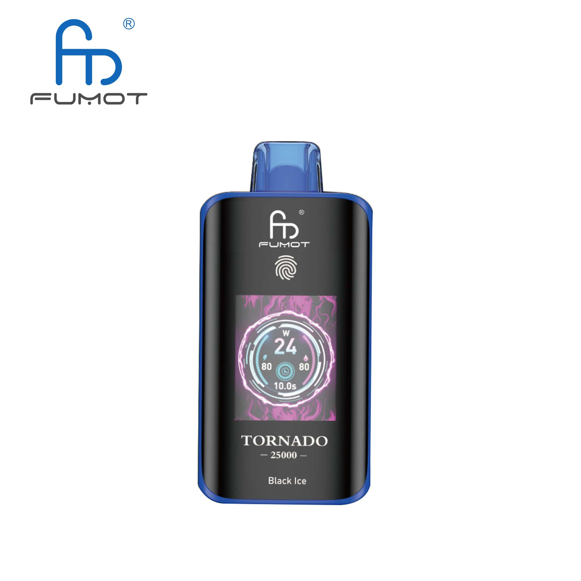 Fumot Tornado 25000 Black Ice Einweg-Vape - 25.000 Puffs, 1,77"  Touchscreen, Gaming-Modus, Dual Mesh Coil & USB-C Schnellladung. Jetzt  bestellen!