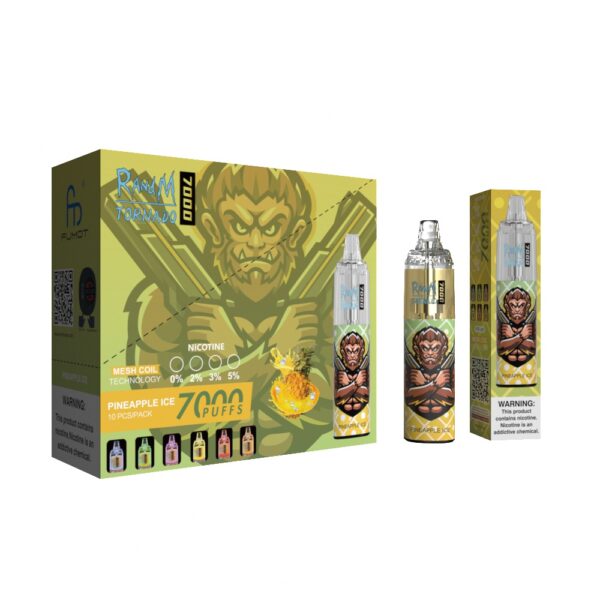 RandM Tornado 7000 Pineapple Ice - Kép 3