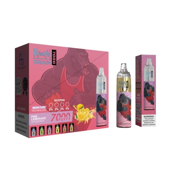 RandM Tornado 7000 Pink Lemonade - Kép 3