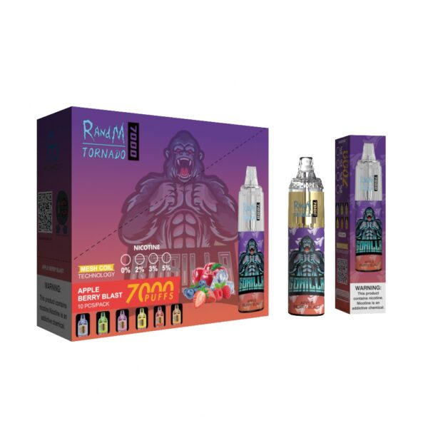 RandM Tornado 7000 Apple Berry Blast – Image 3