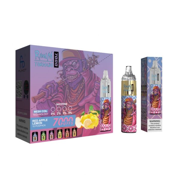RandM Tornado 7000 Red Apple Lemon - immagine 3