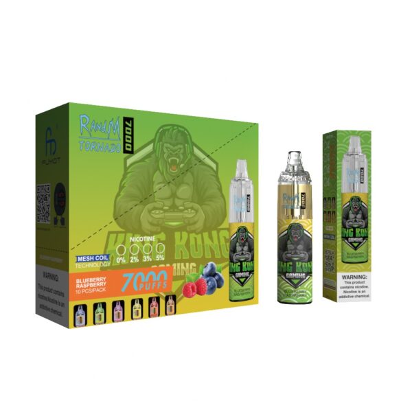 RandM Tornado 7000 Blueberry Raspberry - Billede 3