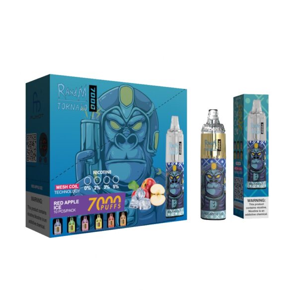 RandM Tornado 7000 Red Apple Ice - Kép 3