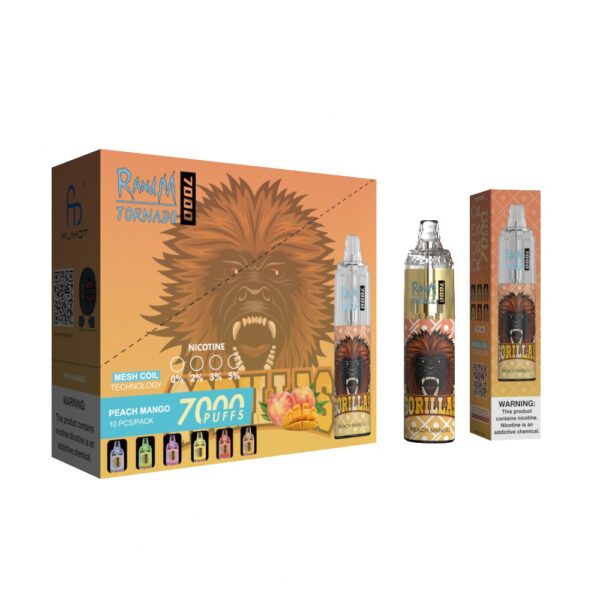 RandM Tornado 7000 Peach Mango – Image 3