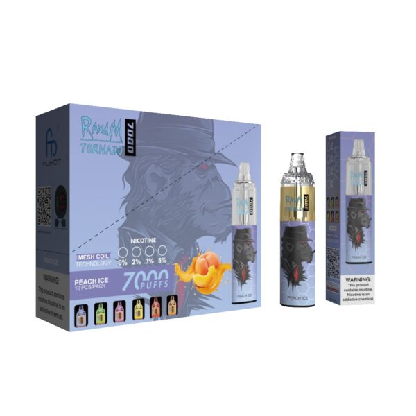 RandM Tornado 7000 Peach Ice - Billede 3