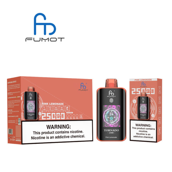 Fumot Tornado 25000 Pink Lemonade – Image 4