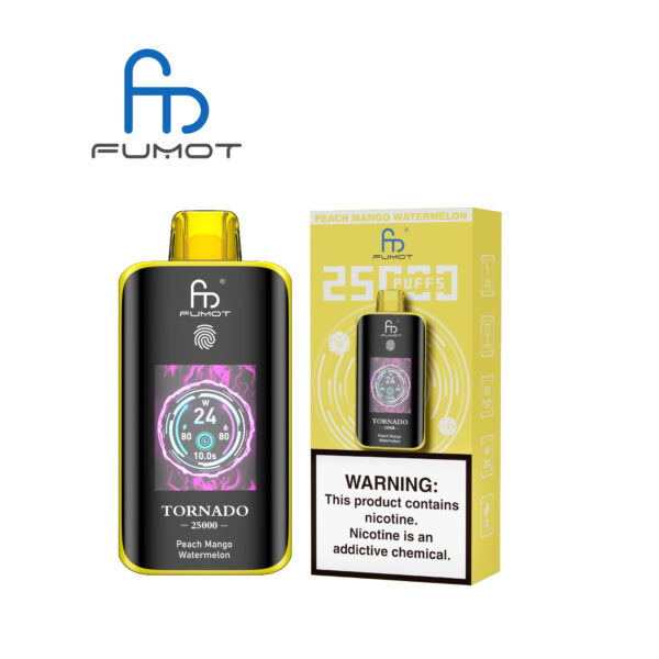 Fumot Tornado 25000 Peach Mango Watermelon – Image 3