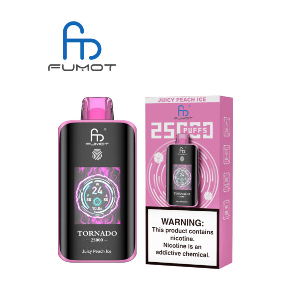 Fumot Tornado 25000 Juicy Peach Ice – Image 3