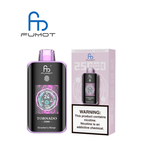 Fumot Tornado 25000 Strawberry Mango – Image 3