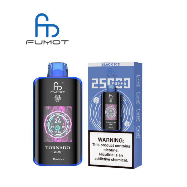Fumot Tornado 25000 Black Ice - Imagen 3
