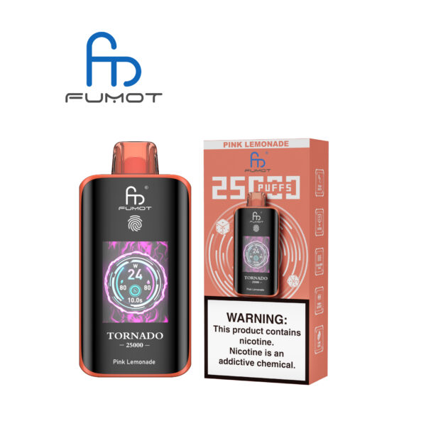 Fumot Tornado 25000 Pink Lemonade – Image 3