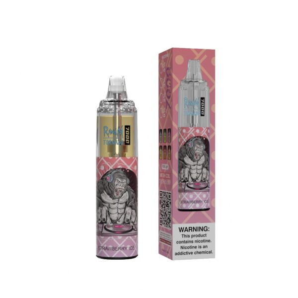 RandM Tornado 7000 Strawberry Ice – Image 2