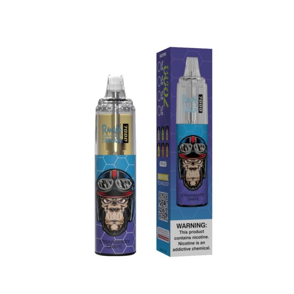 RandM Tornado 7000 Strawberry Grape – Image 2