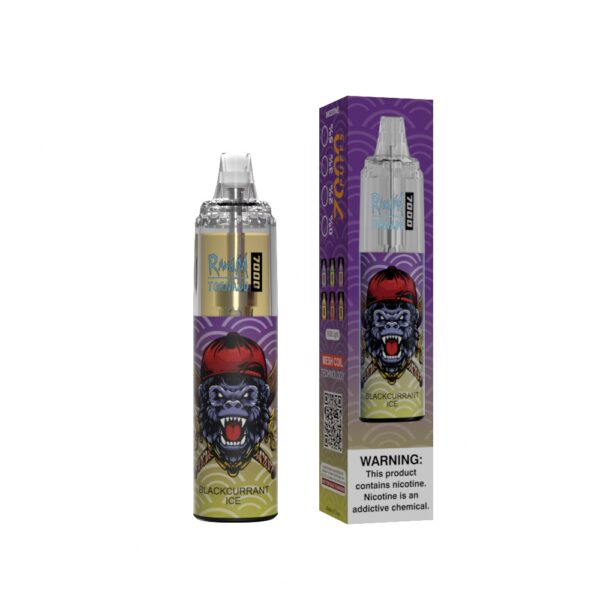 RandM Tornado 7000 Blackcurrant Ice – Image 2