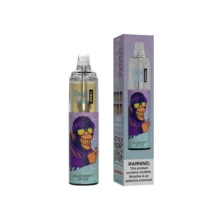 Alternativ vy av RandM Tornado 7000 Blueberry On Ice