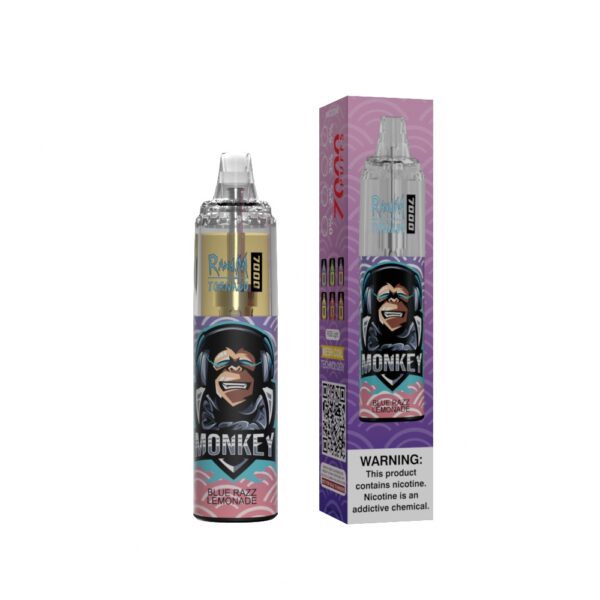 RandM Tornado 7000 Blue Razz Lemonade – Image 2