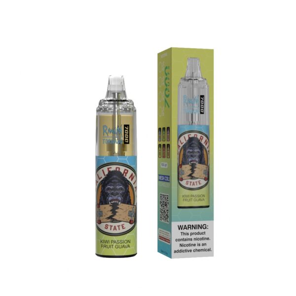 RandM Tornado 7000 Kiwi Passion Fruit Guava - immagine 2