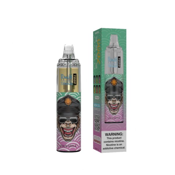 RandM Tornado 7000 Sour Apple – Image 2