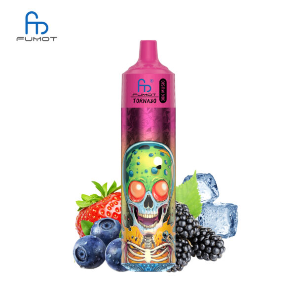Fumot Tornado 30K Music Blue Razz Ice - immagine 2