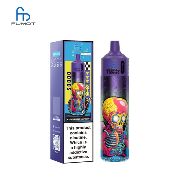 Fumot Tornado 30K Music Blueberry Sour Raspberry – Bild 3