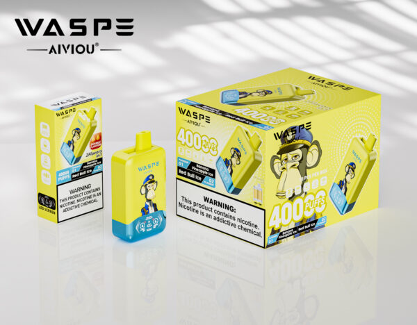 WASPE AIVIOU 40000 Banana Pineapple Ice/Red Bull Ice - Billede 3