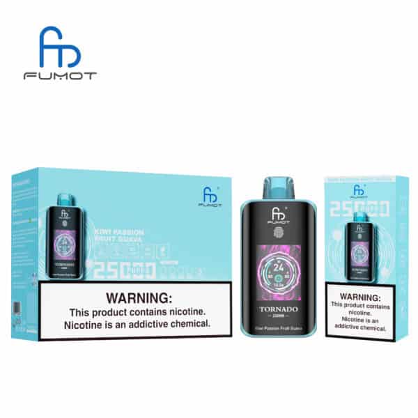 Fumot Tornado 25000 Kiwi Passion Fruit Guava – Bild 4