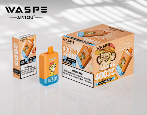 WASPE AIVIOU 40000 Peach Berry/Watermelon Mango Peach – Image 3