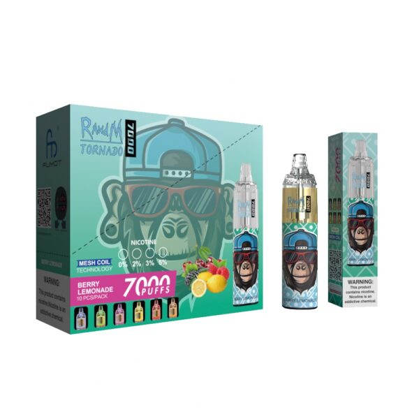 RandM Tornado 7000 Berry Lemonade - Kép 3