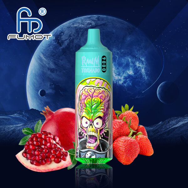 RandM Tornado 9000 Fragola Pomp